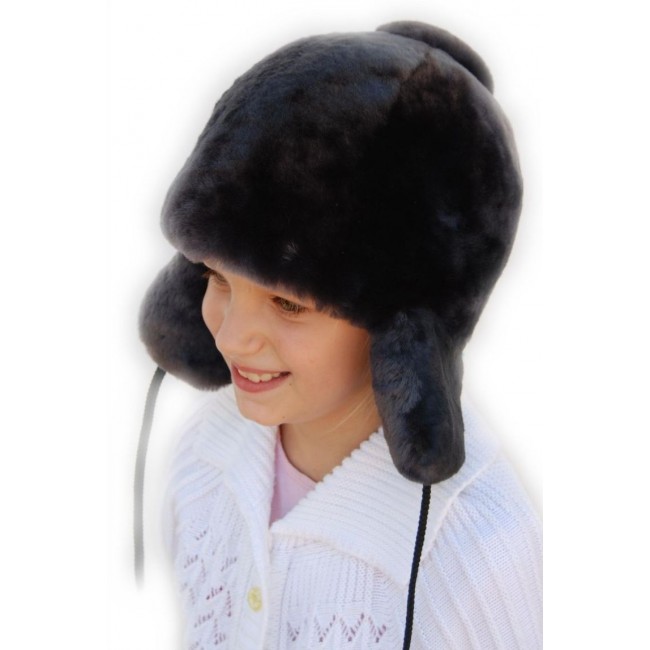 Меховая детская шапка ДВ 033