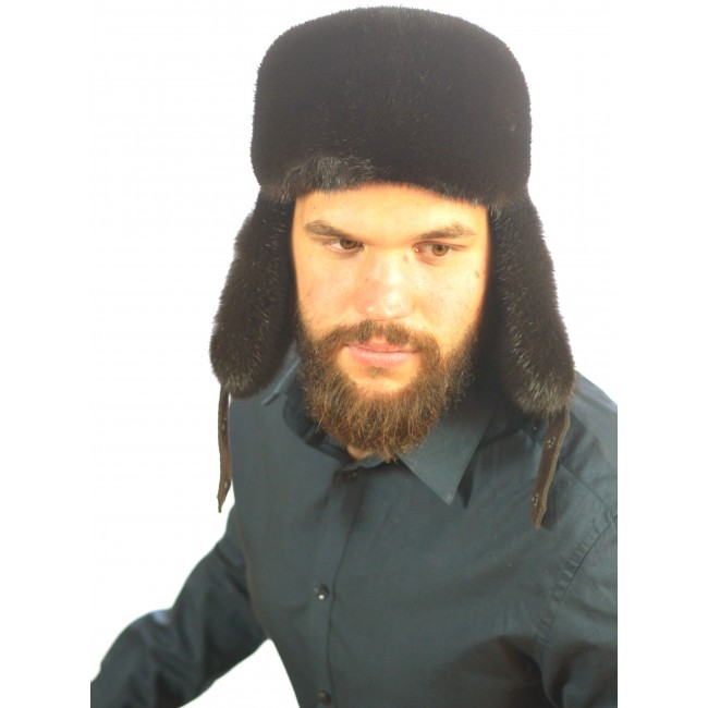 Мужская шапка из норки ВК-096