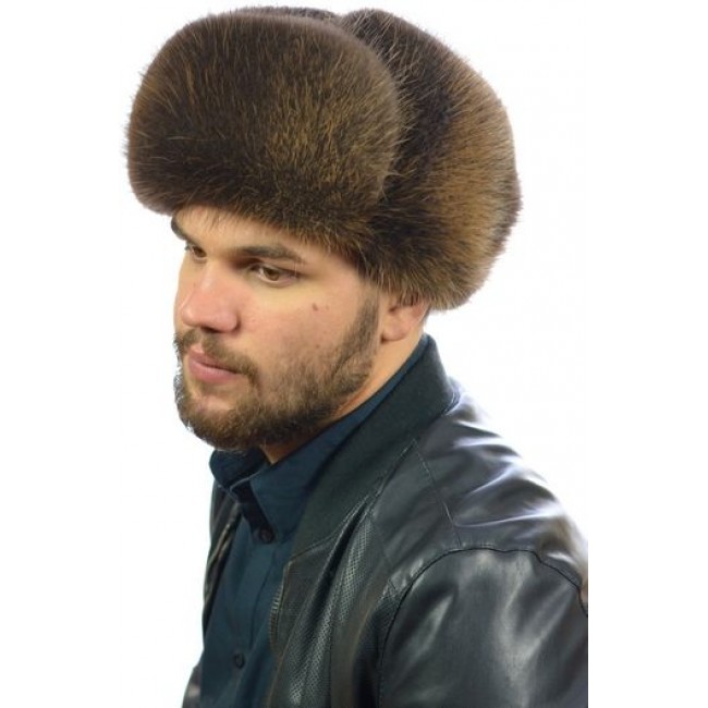 Мужская шапка из бобра ВК-084