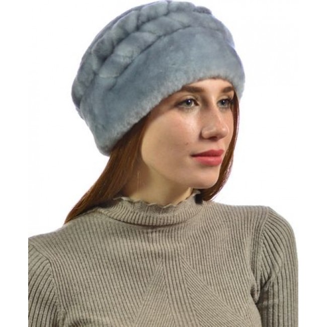 Женская мутоновая шапка БМ-016а