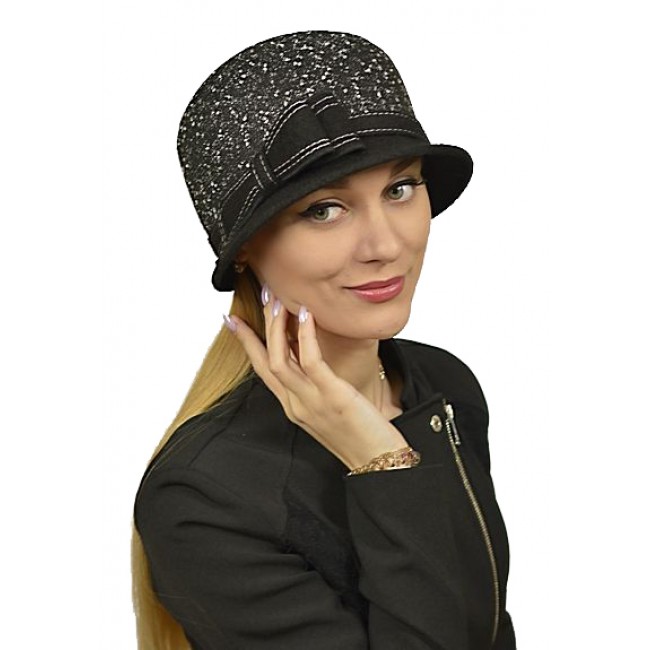 Женская шляпка из текстиля ЖШ-022